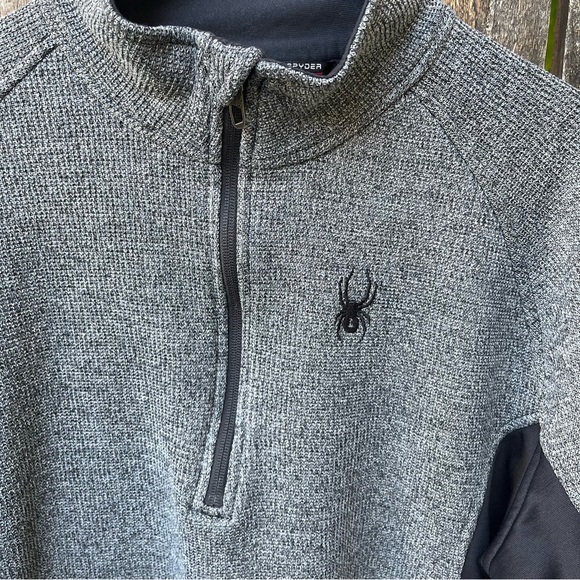 Spyder Men’s Outbound 1/2 Zip Midweight Pullover Stryke Jacket Sz XL - Picture 4 of 13